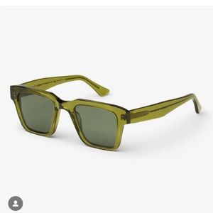 Colourful Standard green square sunglasses